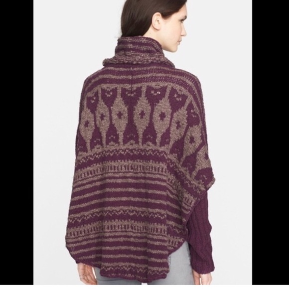 FREE PEOPLE Rosie Lee Poncho Sweater - Picture 2 of 2